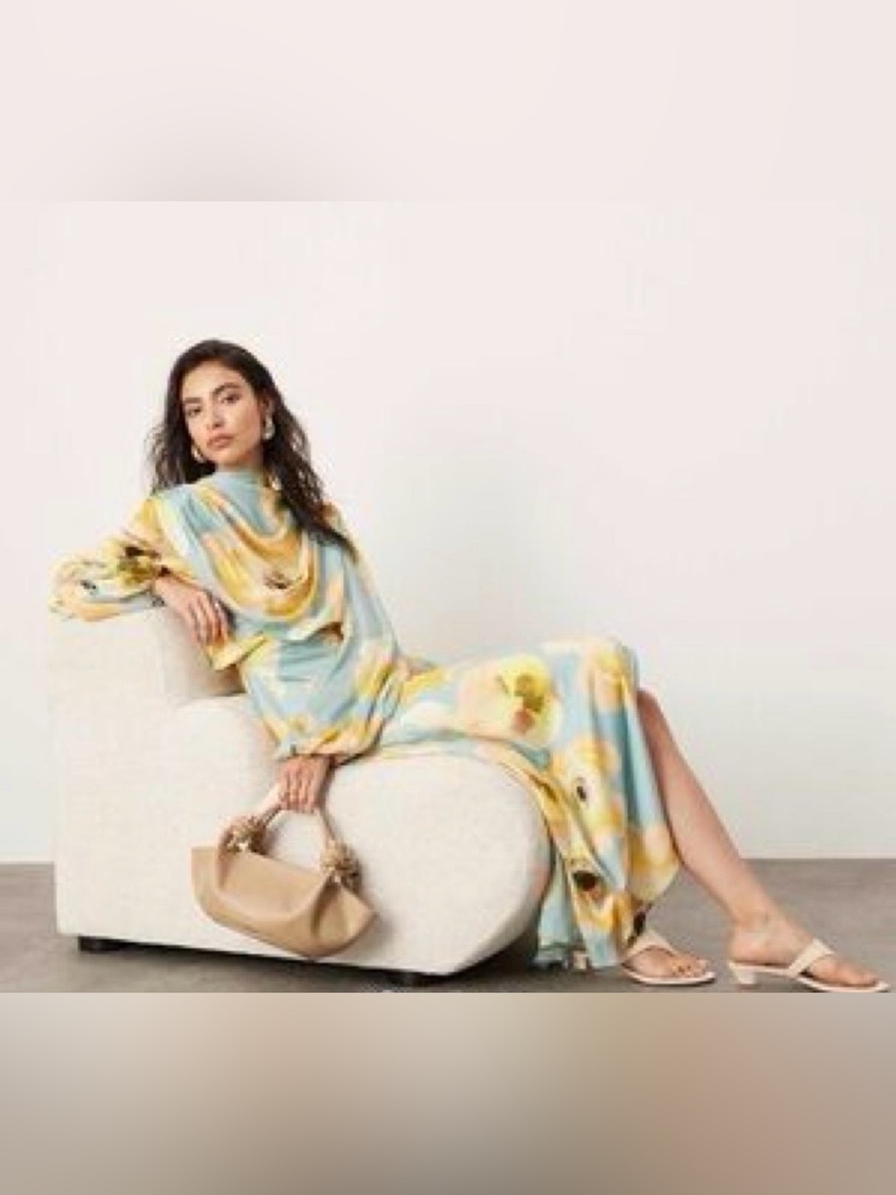 ASOS Edition High Neck Maxi Dress